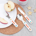Personalised Kids Spring Bunny Cutlery Set - Metal