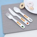 Personalised Kids Adventure Cutlery Set - Plastic