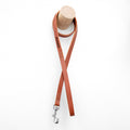 Personalised Classic Brown Leather Dog Lead