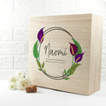 Personalised Floral Bridesmaid Keepsake Box