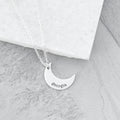 Personalised Crescent Moon Necklace