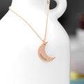 Personalised Crescent Moon Necklace