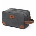 Personalised Deluxe Denim Wash Bag Grey