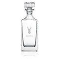 Personalised Timeless Stag Square Decanter
