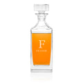 Personalised Timeless Monogram Square Decanter