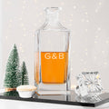 Personalised Timeless Initials Square Decanter