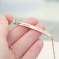 Personalised Rose Gold Birthstone Swarovski Crystal Bracelet
