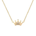 Personalised Kids Princess Crown Necklace