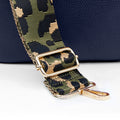 Personalised Luxury Crossbody Bag in Navy