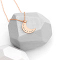 Personalised Eid Mubarak Crescent Moon Necklace