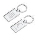 Personalised Eid Mubarak Rectangle Keyring