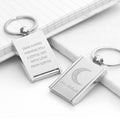 Personalised Eid Mubarak Mini Frame Keyring