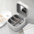 Personalised Summer Style White Jewellery Case - Yellow