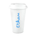Personalised Summer Style Ceramic Travel Mug - Blue