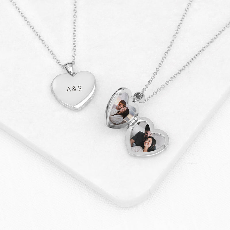 Personalised Heart Photo Locket