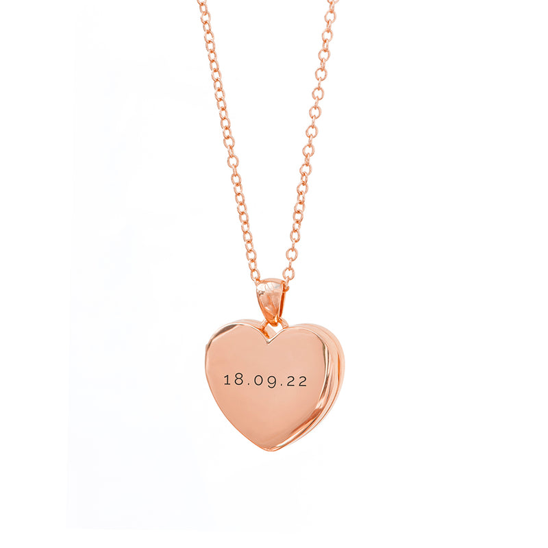 Personalised Heart Photo Locket