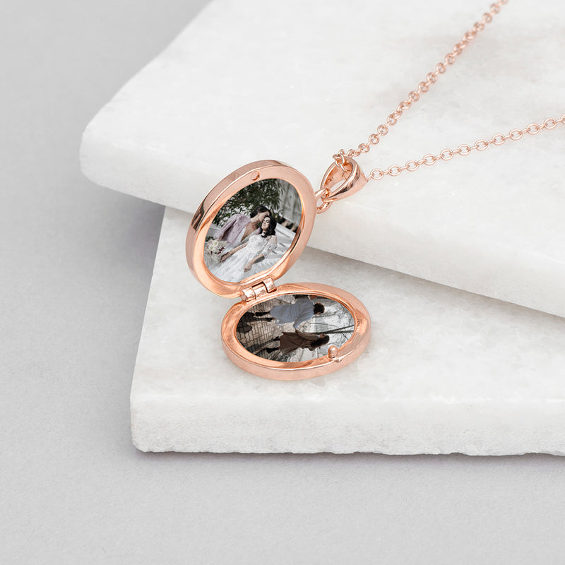 Personalised Oval Photo Locket