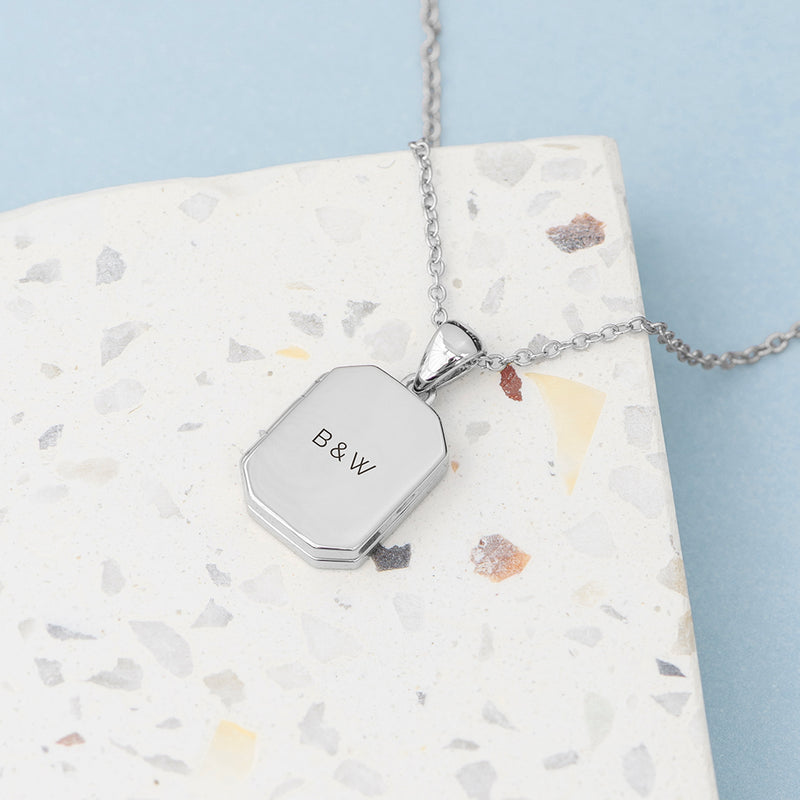 Personalised Rectangular Photo Locket