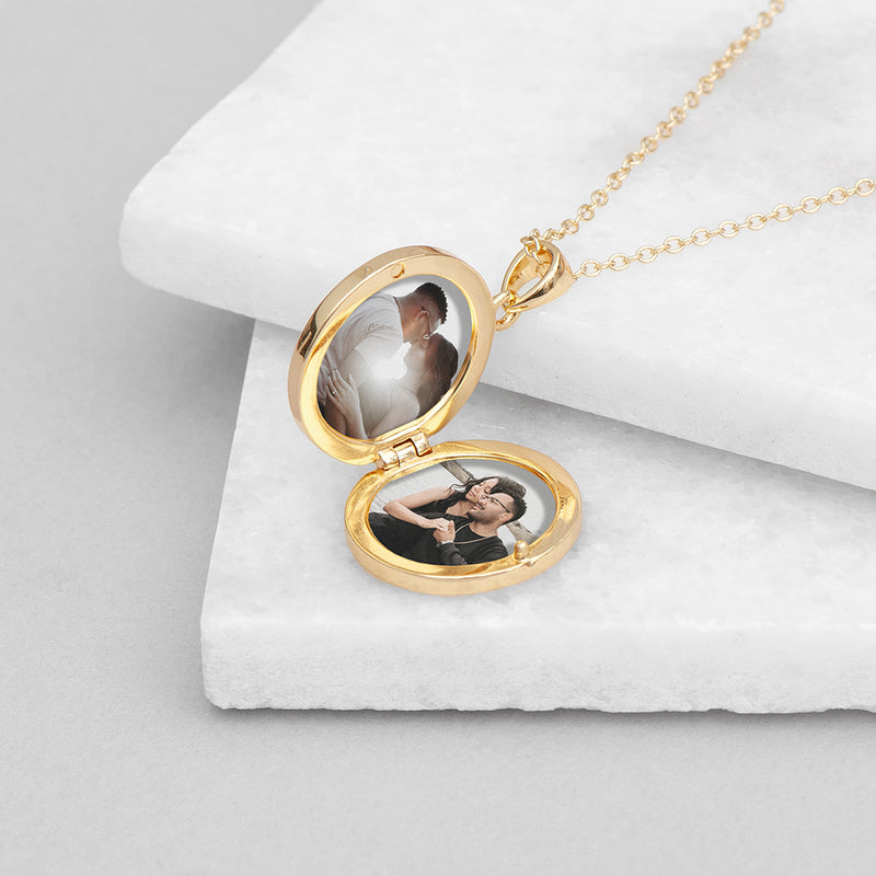 Personalised Round Photo Locket