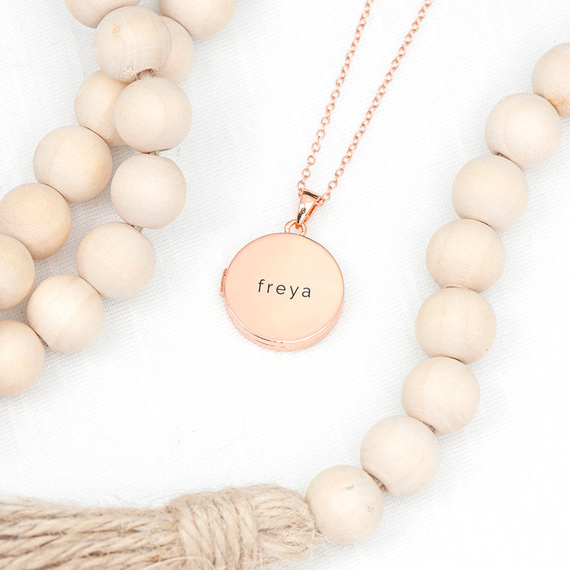 Personalised Round Photo Locket