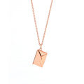 Personalised Secret Message Envelope Necklace