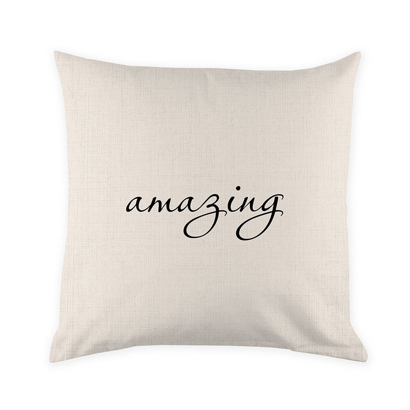 Personalised Empowering Word Cushion Cover