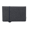 Personalised Monogrammed Black Vegan Apple Leather Laptop Sleeve - 13 inch