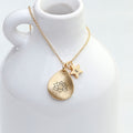 Personalised Diwali Petal Lotus Necklace