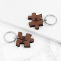 Personalised You Complete Me Romantic Jigsaw Keyring