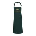 Personalised Santas Little Helper Childrens Green Waterproof Apron