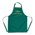 Personalised Santas Little Helper Childrens Green Waterproof Apron