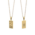 Personalised Star Tarot Card Necklace