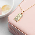 Personalised Moon Tarot Card Necklace