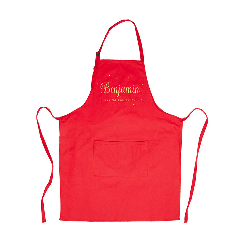 Personalised Baking for Santa Christmas Apron