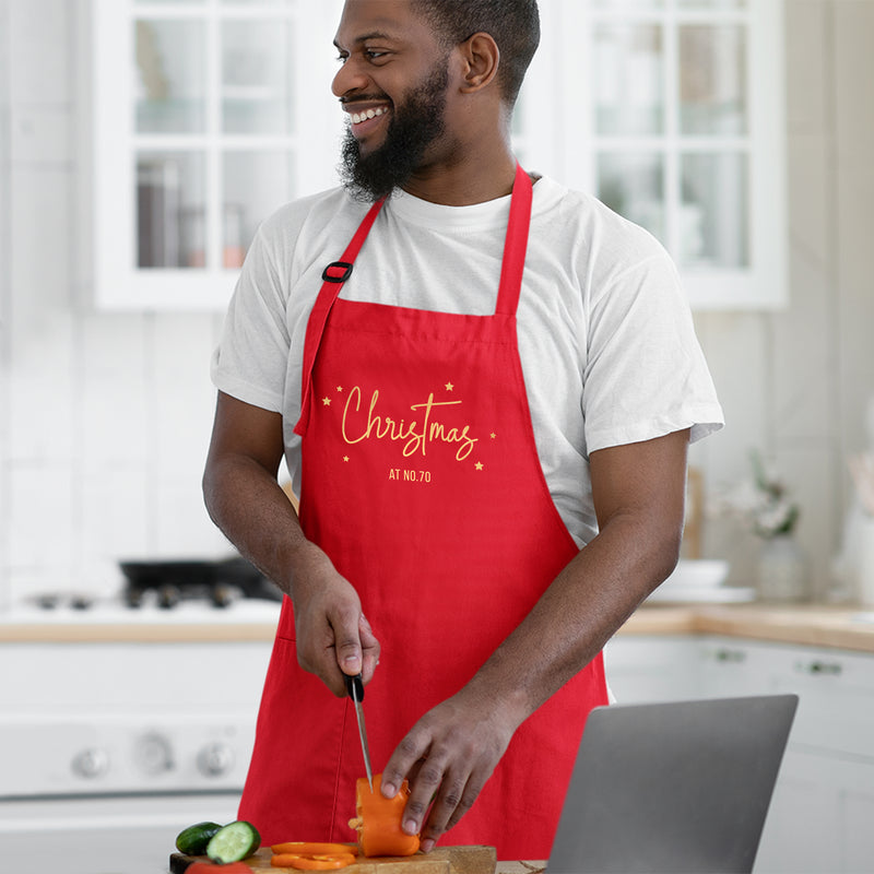 Personalised Christmas at Number Apron