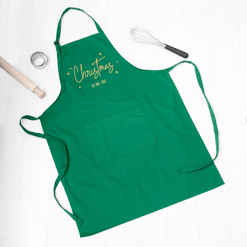 Personalised Christmas at Number Apron