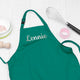 Personalised Children's Green Waterproof Apron