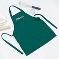 Personalised Children's Green Waterproof Apron