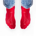 Personalised Kissing Giraffe Socks