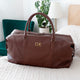 Personalised Monogrammed Vegan Leather Weekender Holdall