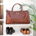 Personalised Monogrammed Vegan Leather Business Garment Bag
