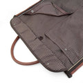 Personalised Monogrammed Vegan Leather Business Garment Bag