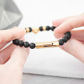 Personalised Mens Golden Lion Bracelet