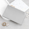 Personalised Monogrammed Sleek Vegan Leather Cardholder