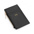 Personalised Monogrammed Sleek Vegan Leather Cardholder