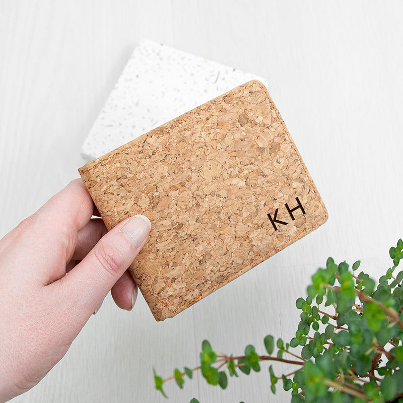 Personalised Natural Cork Wallet