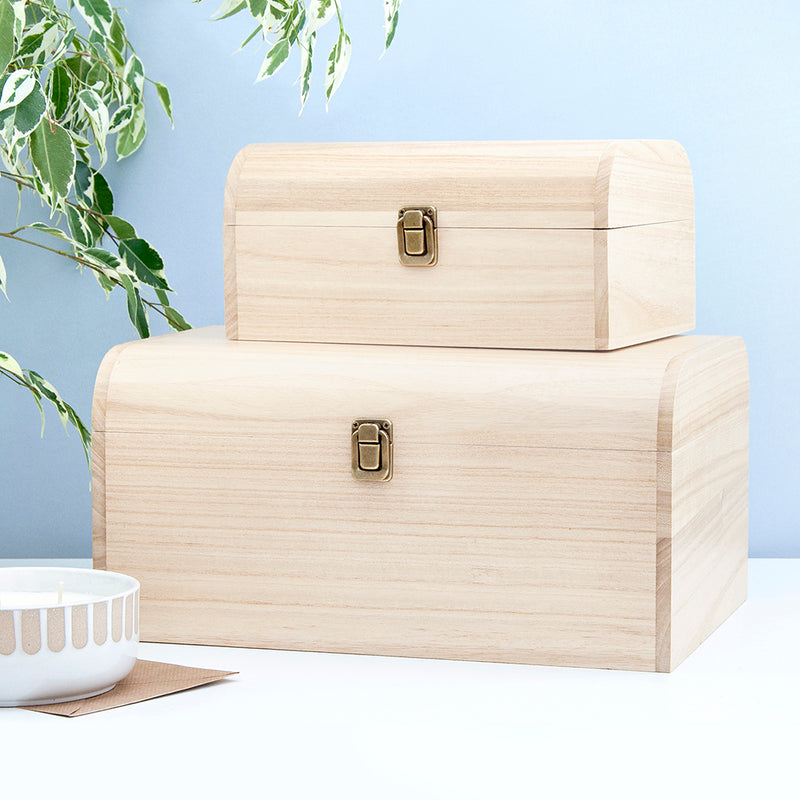 Personalised Wedding Date Keepsake Chest