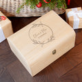 Personalised Couple's Christmas Keepsake Chest