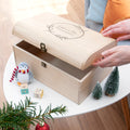Personalised Couple's Christmas Keepsake Chest
