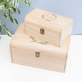 Personalised Couple's Christmas Keepsake Chest